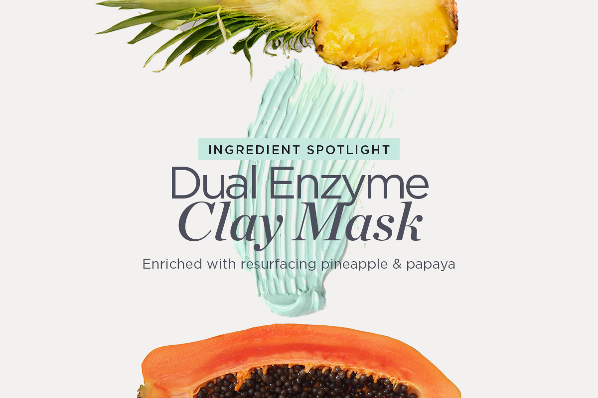 Ingredient Spotlight:<br>Dual Enzyme Clay Mask
