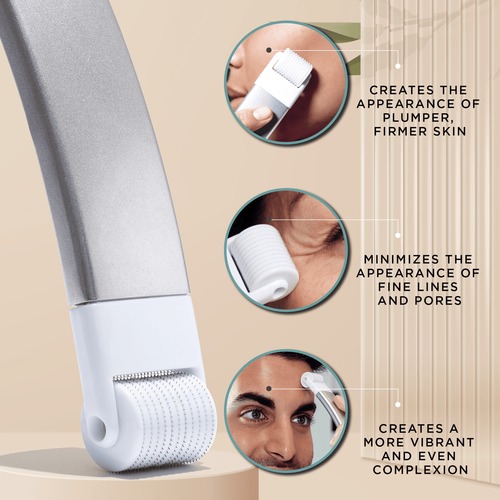 Microneedling Tool Face Refining 0.2mm Derma Roller | StackedSkincare